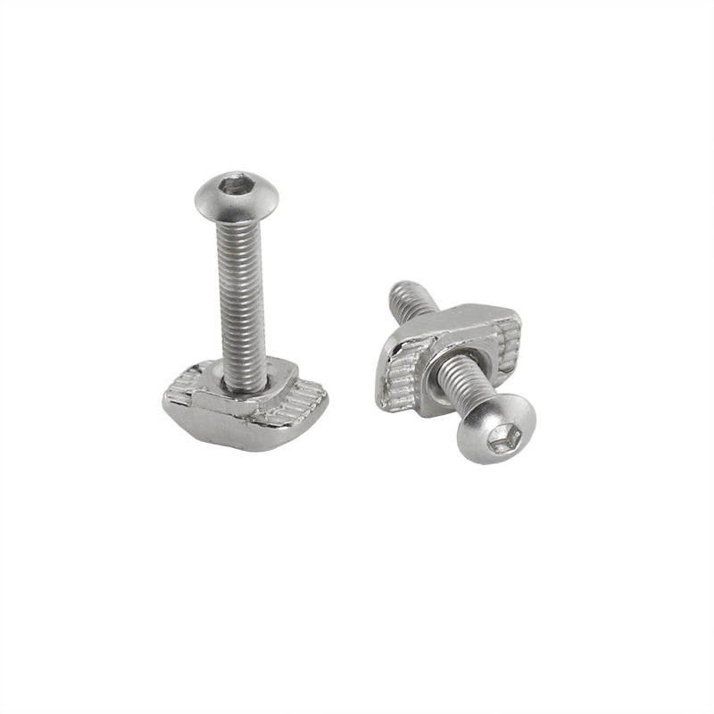 PZRT 50pcs M3 x 8mm Button Head Socket Cap Screws,304 Stainless Steel Allen Hex Button Head Screws - Image 4